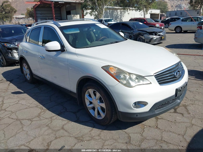 2010 Infiniti Ex35 VIN JN1AJ0HR0AM755439 IAAI salvage auction — NORMAL WEAR, Clear - Dealer Only (California), sold $25 on 2026-07-21 (photo 1)