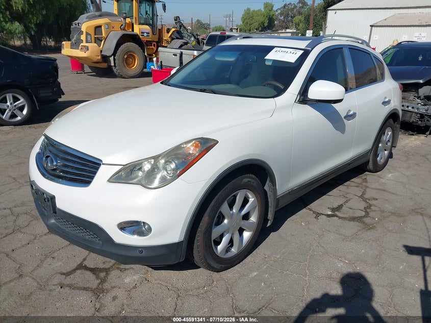 2010 Infiniti Ex35 VIN JN1AJ0HR0AM755439 IAAI salvage auction — NORMAL WEAR, Clear - Dealer Only (California), sold $25 on 2026-07-21 (photo 2)