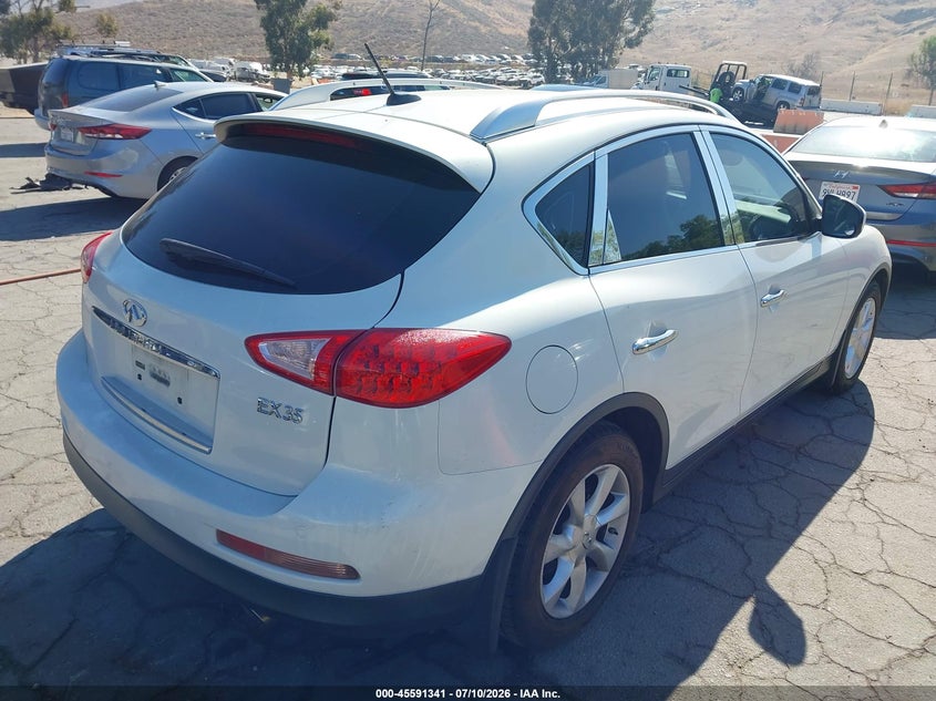 2010 Infiniti Ex35 VIN JN1AJ0HR0AM755439 IAAI salvage auction — NORMAL WEAR, Clear - Dealer Only (California), sold $25 on 2026-07-21 (photo 4)