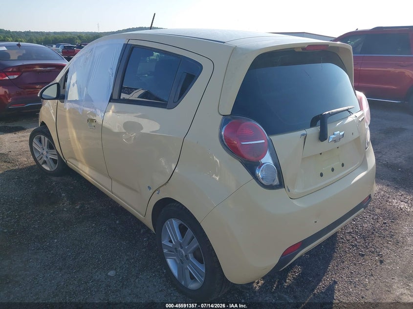 2014 Chevrolet Spark VIN KL8CA6S94EC402840 IAAI salvage auction — NORMAL WEAR, Clear - Public Restricted (Oklahoma), sold $375 on 2026-07-28 (photo 3)