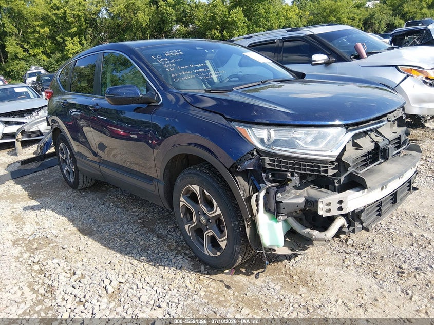 2018 Honda Cr-v VIN 7FARW2H53JE048102 IAAI salvage auction — FRONT & REAR, Salvage Title, sold $1,100 on 2026-07-23 (photo 1)