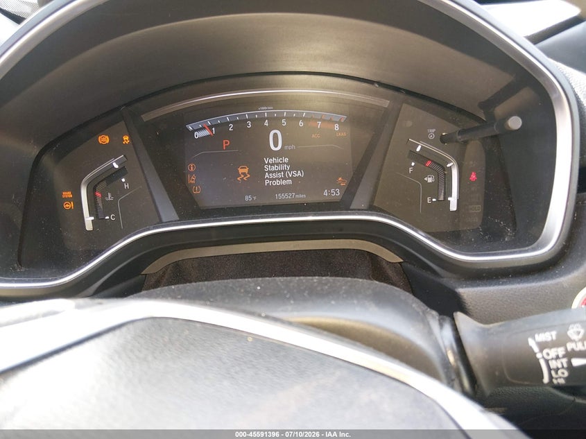 2018 Honda Cr-v VIN 7FARW2H53JE048102 IAAI salvage auction — FRONT & REAR, Salvage Title, sold $1,100 on 2026-07-23 (photo 7)