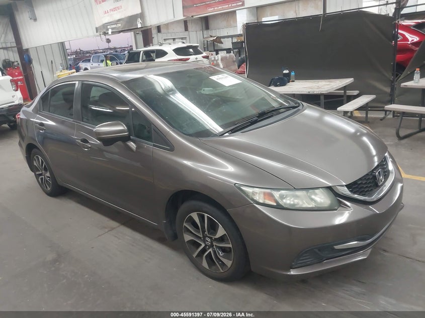2015 Honda Civic VIN 19XFB2F8XFE006224 IAAI salvage auction — SIDE, Salvage Title, sold $4,350 on 2026-07-28 (photo 1)