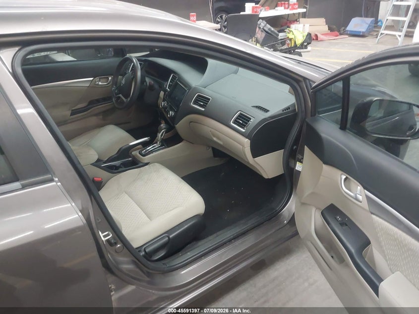 2015 Honda Civic VIN 19XFB2F8XFE006224 IAAI salvage auction — SIDE, Salvage Title, sold $4,350 on 2026-07-28 (photo 5)