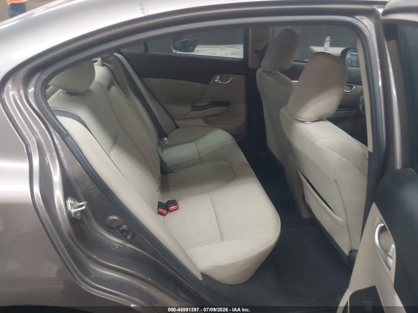 2015 Honda Civic VIN 19XFB2F8XFE006224 IAAI salvage auction — SIDE, Salvage Title, sold $4,350 on 2026-07-28 (photo 8)