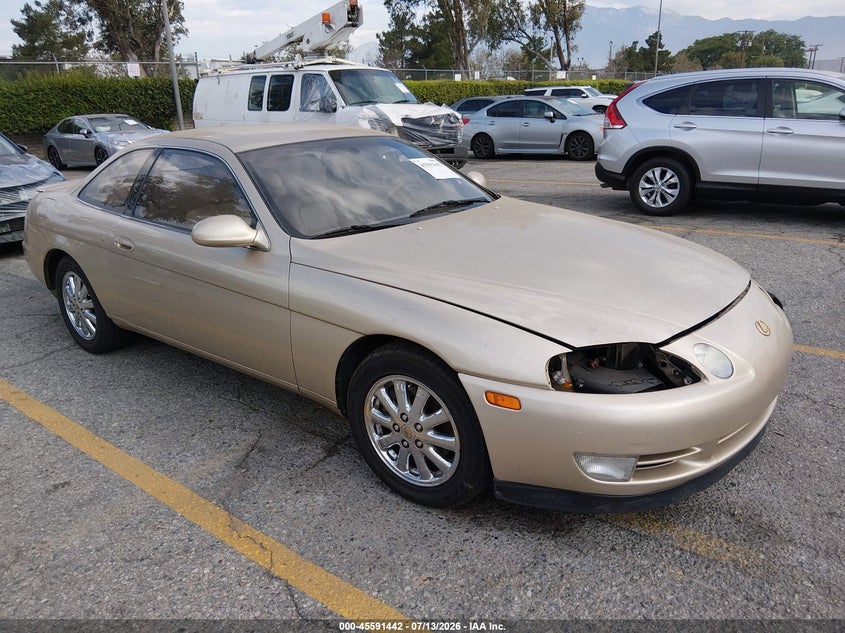 1992 Lexus Sc VIN JT8UZ30C7N0022716 IAAI salvage auction — FRONT END, Salvage (California), sold $2,300 on 2026-07-28 (photo 1)