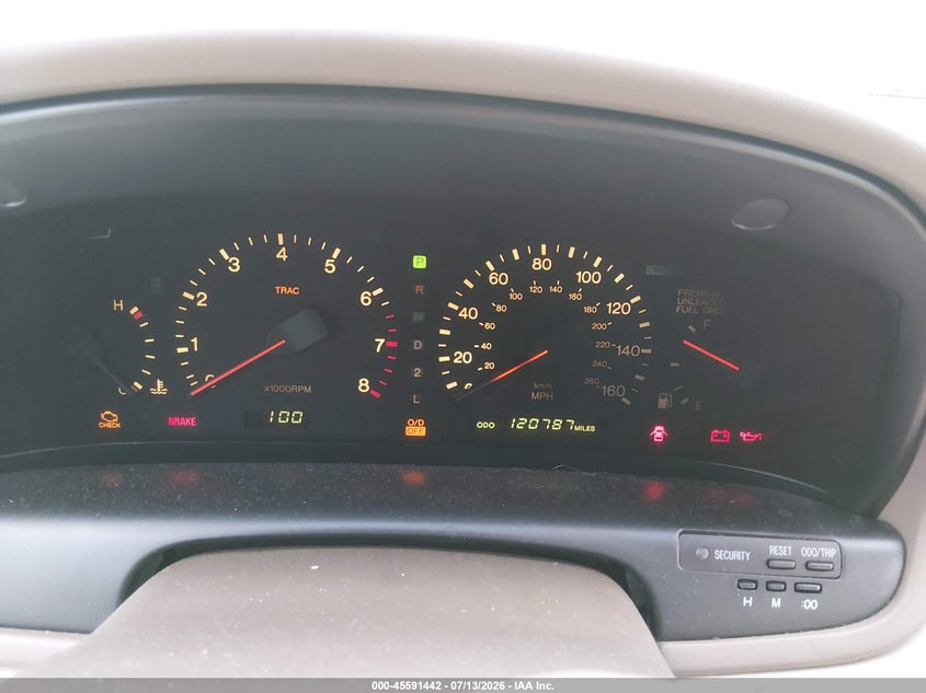 1992 Lexus Sc VIN JT8UZ30C7N0022716 IAAI salvage auction — FRONT END, Salvage (California), sold $2,300 on 2026-07-28 (photo 7)