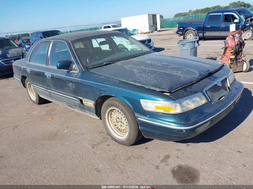 1997 Mercury Grand marquis VIN 2MELM75W6VX704881 IAAI salvage auction — NORMAL WEAR, Regular (South Dakota), sold $375 on 2026-07-28 (photo 1)
