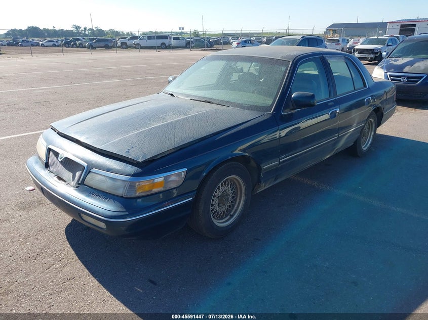 1997 Mercury Grand marquis VIN 2MELM75W6VX704881 IAAI salvage auction — NORMAL WEAR, Regular (South Dakota), sold $375 on 2026-07-28 (photo 2)