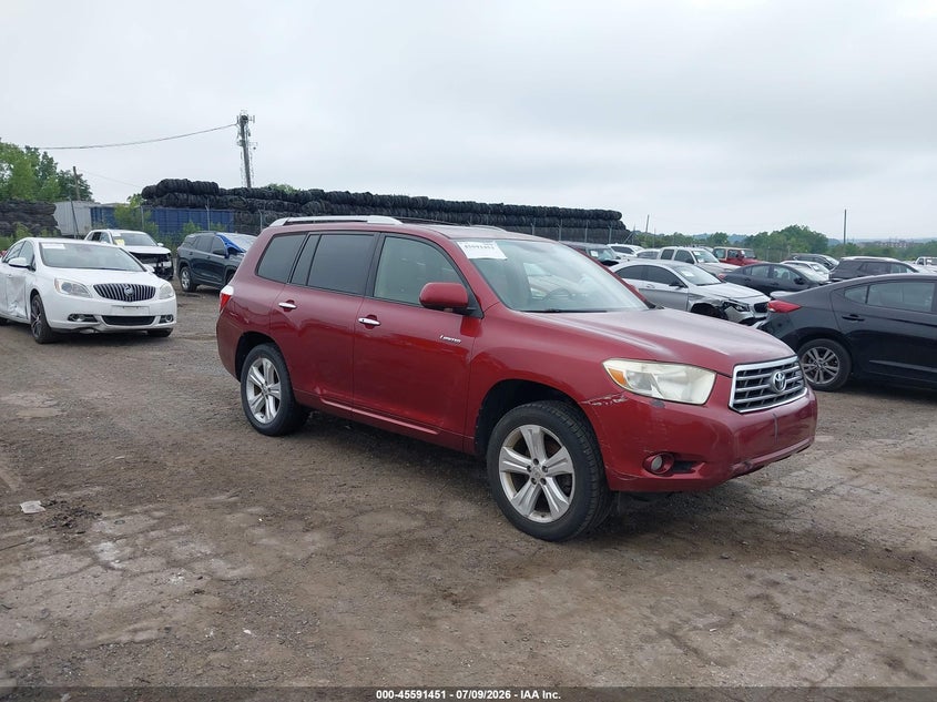 2008 Toyota Highlander VIN JTEES42A982040344 IAAI salvage auction — NORMAL WEAR, Clear (Pennsylvania), sold $1,700 on 2026-07-31 (photo 1)