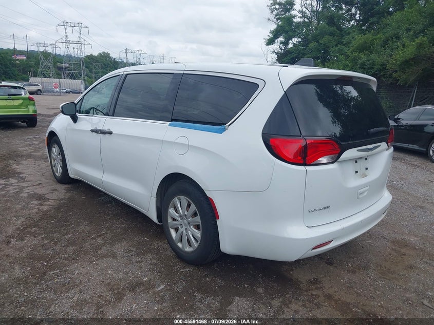 2020 Chrysler Voyager VIN 2C4RC1AG4LR193201 IAAI salvage auction — NORMAL WEAR, Enterprise Vehicles Clear Only (Pennsylvania), sold $10,425 on 2026-07-31 (photo 3)