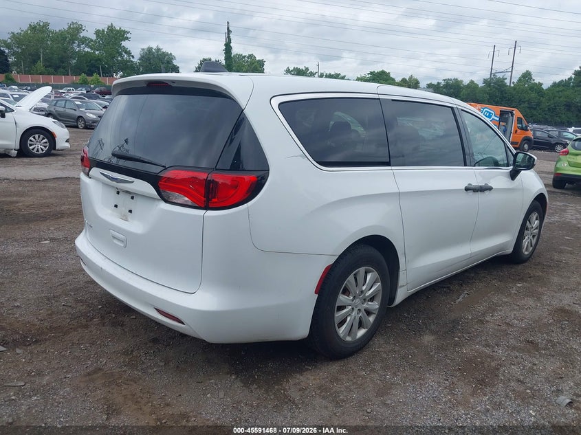 2020 Chrysler Voyager VIN 2C4RC1AG4LR193201 IAAI salvage auction — NORMAL WEAR, Enterprise Vehicles Clear Only (Pennsylvania), sold $10,425 on 2026-07-31 (photo 4)