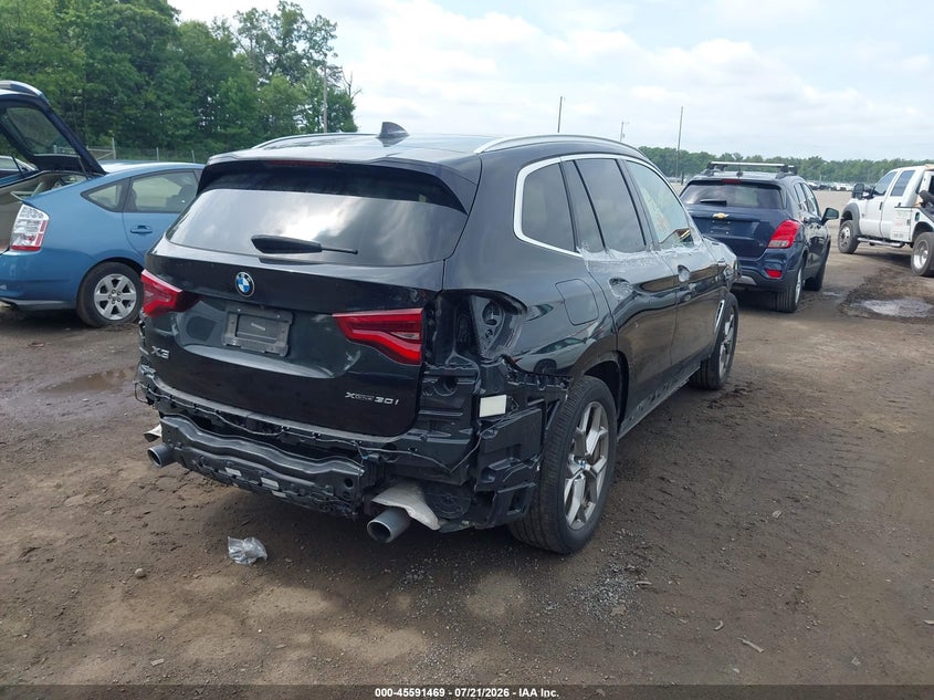 2020 BMW X3 VIN 5UXTY5C02L9C76227 IAAI salvage auction — FRONT & REAR, Salvage - Greater Than 75% (Maryland), sold $10,500 on 2026-07-26 (photo 4)