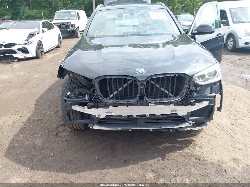 2020 BMW X3 VIN 5UXTY5C02L9C76227 IAAI salvage auction — FRONT & REAR, Salvage - Greater Than 75% (Maryland), sold $10,500 on 2026-07-26 (photo 6)