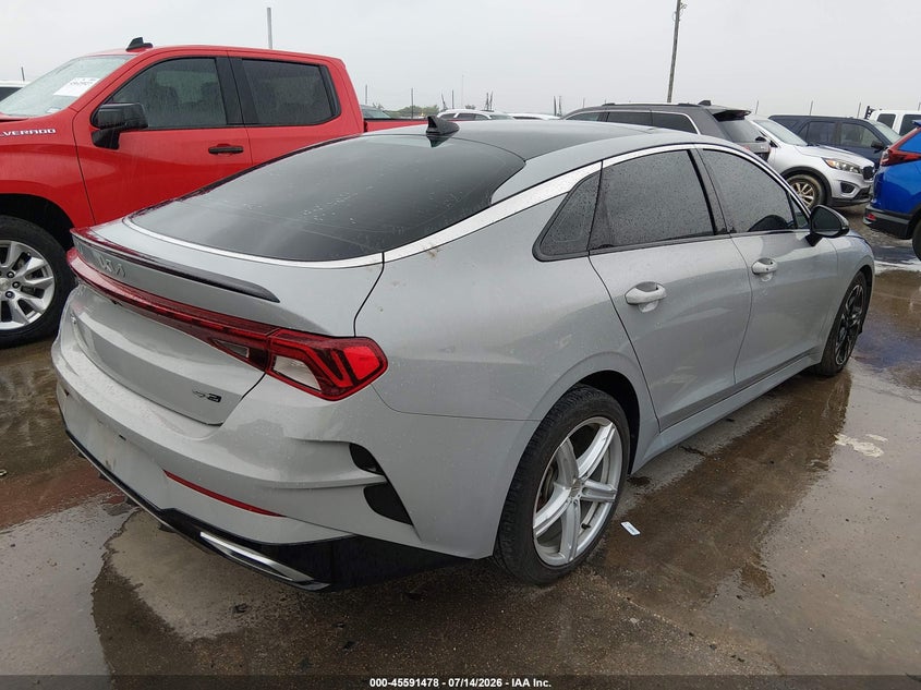 2022 Kia K5 VIN 5XXG64J28NG115374 IAAI salvage auction — LEFT FRONT, Original (Texas), sold $7,225 on 2026-09-01 (photo 4)