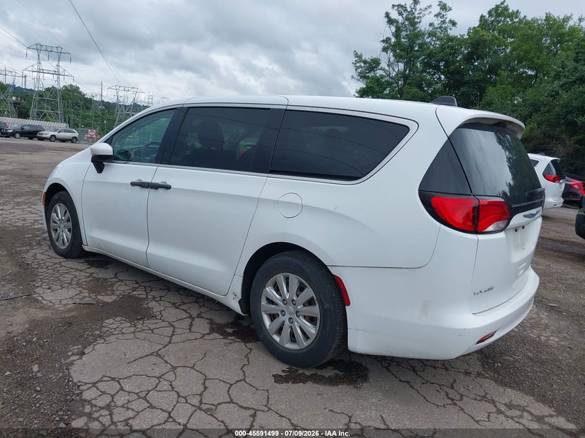 2020 Chrysler Voyager VIN 2C4RC1AG2LR193200 IAAI salvage auction — NORMAL WEAR, Enterprise Vehicles Clear Only (Pennsylvania), sold $10,300 on 2026-07-31 (photo 3)