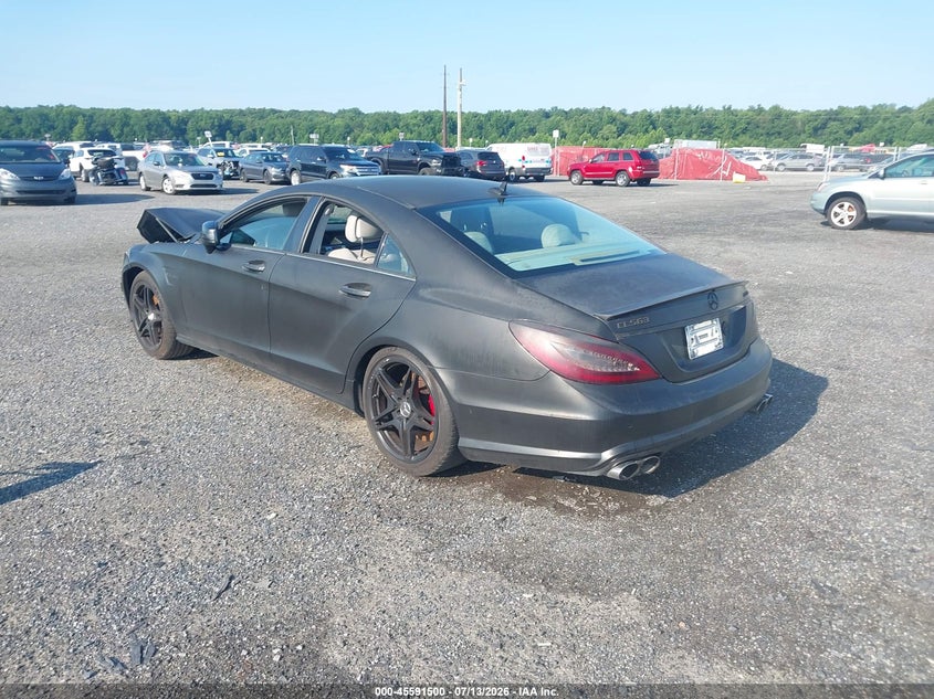 2012 Mercedes-benz Cls-klasse amg VIN WDDLJ7EB3CA014167 IAAI salvage auction — LEFT FRONT, Salvage - Greater Than 75% (Maryland), sold $5,100 on 2026-09-06 (photo 3)