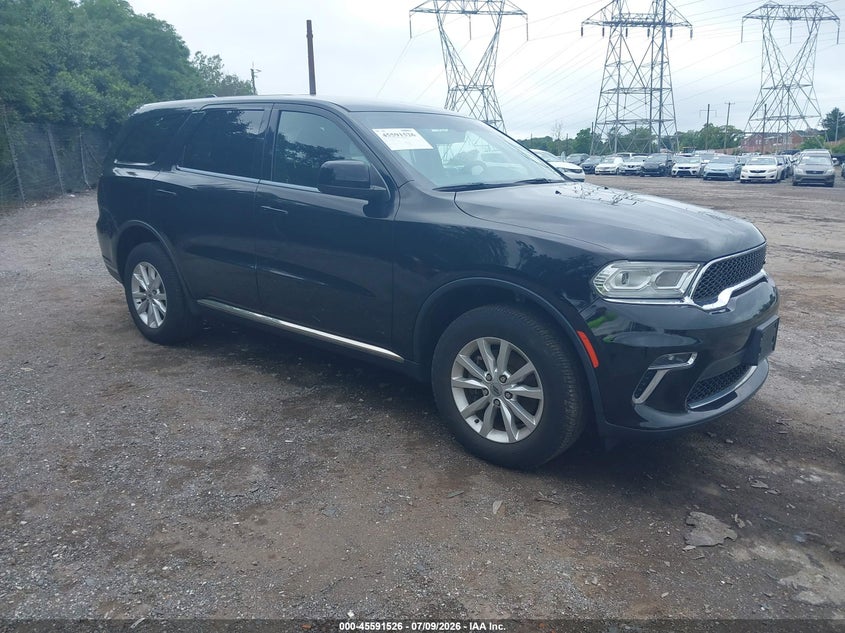 2021 Dodge Durango VIN 1C4RDJAG1MC659478 IAAI salvage auction — NORMAL WEAR, Enterprise Vehicles Clear Only (New Jersey), sold $17,850 on 2026-07-31 (photo 1)