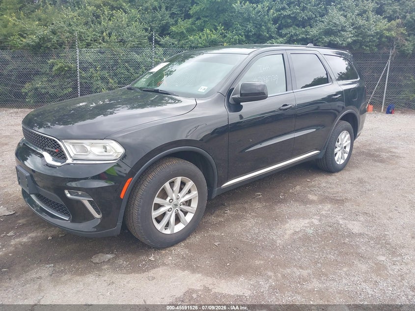 2021 Dodge Durango VIN 1C4RDJAG1MC659478 IAAI salvage auction — NORMAL WEAR, Enterprise Vehicles Clear Only (New Jersey), sold $17,850 on 2026-07-31 (photo 2)