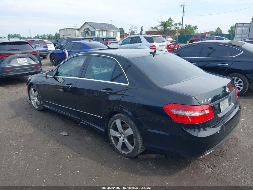 2010 Mercedes-benz E-class VIN WDDHF5GB4AA241535 IAAI salvage auction — FRONT END, Clear (Virginia), sold $1,050 on 2026-08-07 (photo 3)