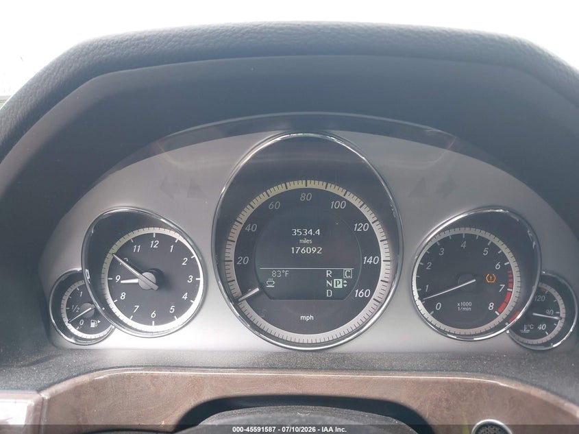 2010 Mercedes-benz E-class VIN WDDHF5GB4AA241535 IAAI salvage auction — FRONT END, Clear (Virginia), sold $1,050 on 2026-08-07 (photo 7)