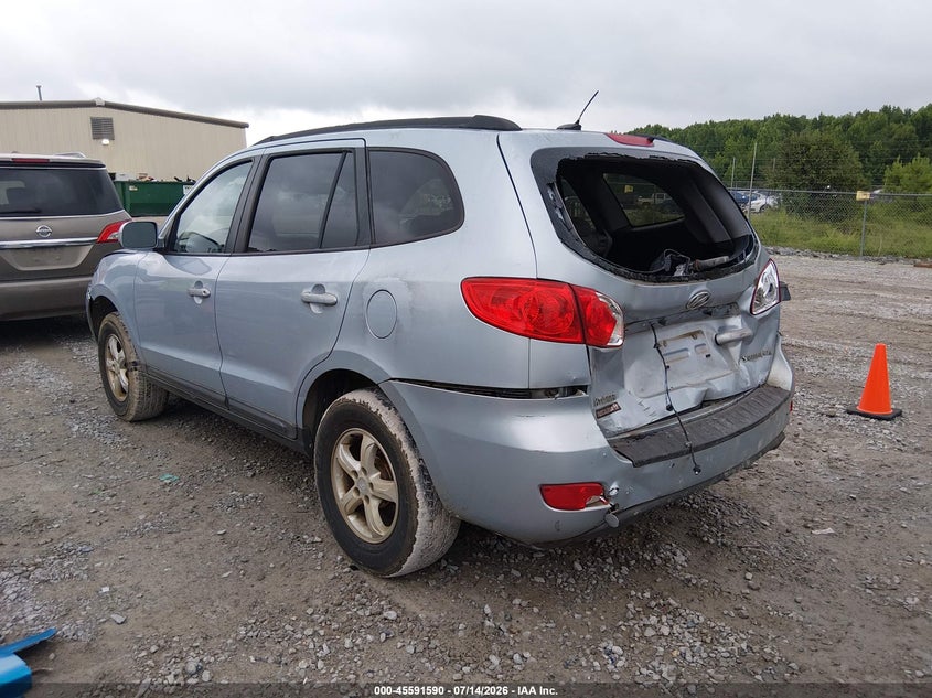 2008 Hyundai Santa fe VIN 5NMSG13D78H225794 IAAI salvage auction — REAR END, Salvage (Alabama), sold $300 on 2026-08-03 (photo 3)