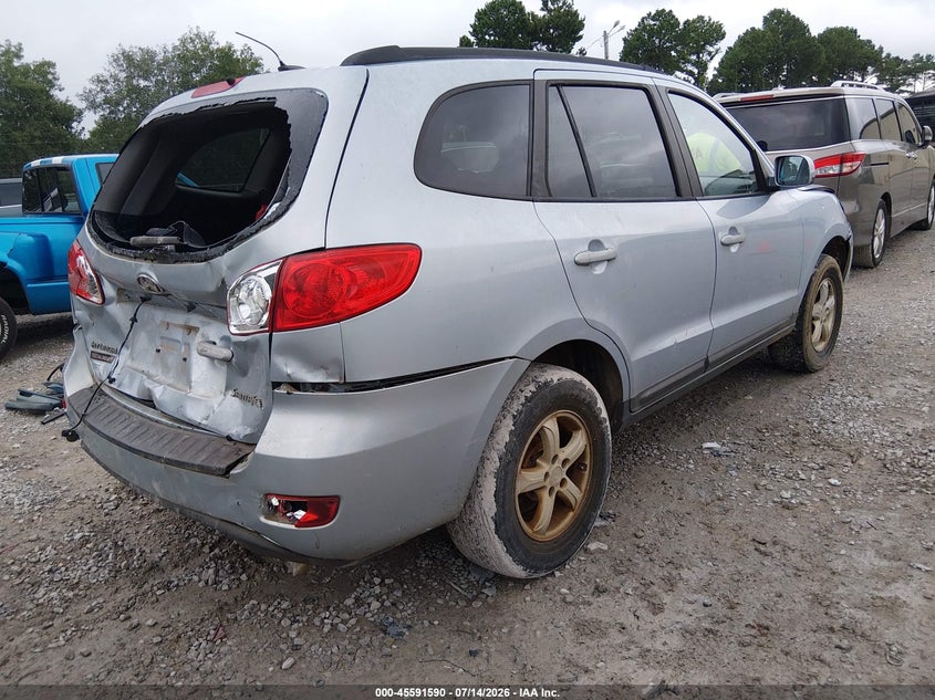 2008 Hyundai Santa fe VIN 5NMSG13D78H225794 IAAI salvage auction — REAR END, Salvage (Alabama), sold $300 on 2026-08-03 (photo 4)