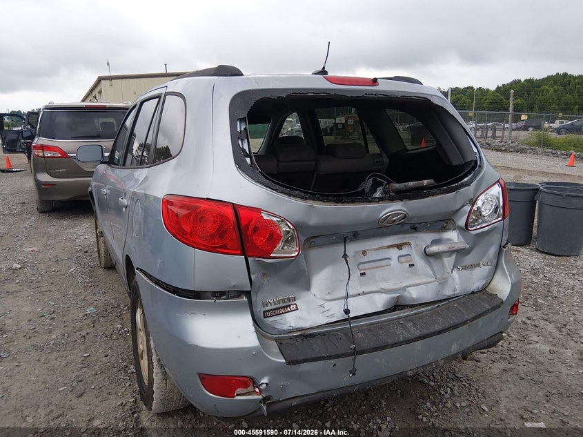 2008 Hyundai Santa fe VIN 5NMSG13D78H225794 IAAI salvage auction — REAR END, Salvage (Alabama), sold $300 on 2026-08-03 (photo 6)