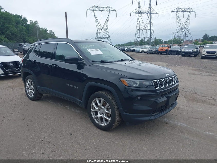 2023 Jeep Compass VIN 3C4NJDFN5PT526781 IAAI salvage auction — NORMAL WEAR, Salvage Title, sold $9,700 on 2026-07-24 (photo 1)
