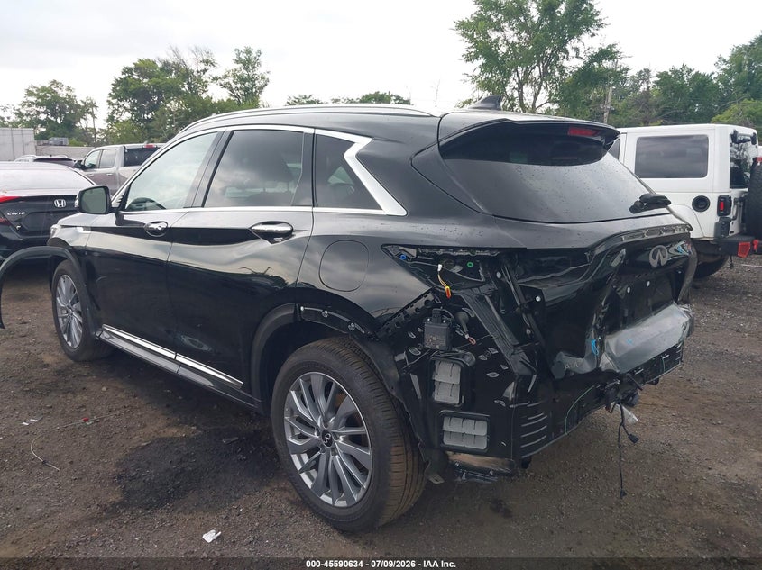 2025 Infiniti Qx50 VIN 3PCAJ5BB6SF106714 IAAI salvage auction — FRONT END, Salvage Title, sold $10,500 on 2026-09-22 (photo 6)