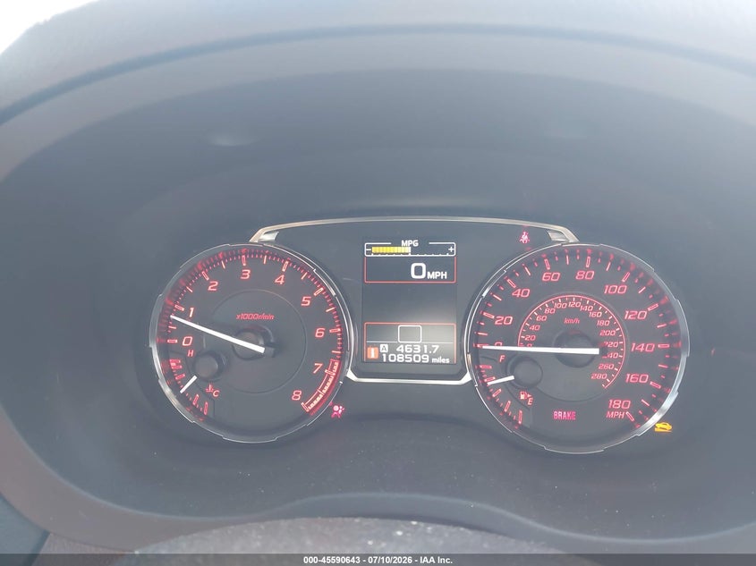 2017 Subaru Wrx VIN JF1VA1E65H9822490 IAAI salvage auction — SIDE, Salvage Title, sold $25 on 2026-07-28 (photo 7)