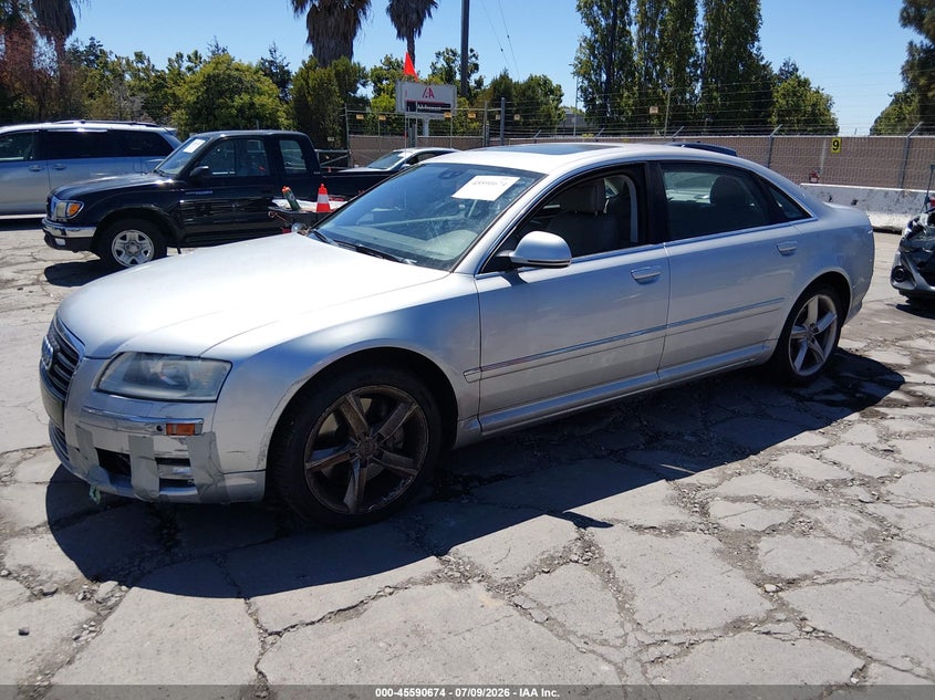 2009 Audi A8 VIN WAUMV94E59N001252 IAAI salvage auction — NORMAL WEAR, Clear - Dealer Only (California), sold $375 on 2026-07-29 (photo 2)