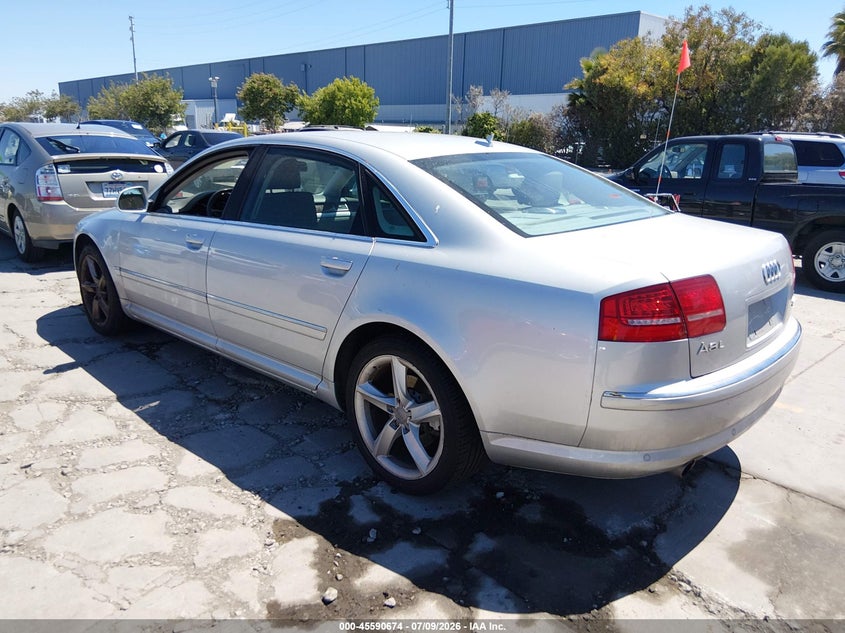 2009 Audi A8 VIN WAUMV94E59N001252 IAAI salvage auction — NORMAL WEAR, Clear - Dealer Only (California), sold $375 on 2026-07-29 (photo 3)