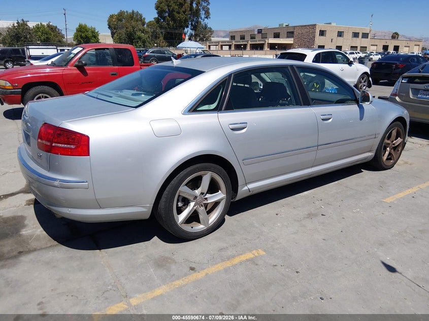 2009 Audi A8 VIN WAUMV94E59N001252 IAAI salvage auction — NORMAL WEAR, Clear - Dealer Only (California), sold $375 on 2026-07-29 (photo 4)