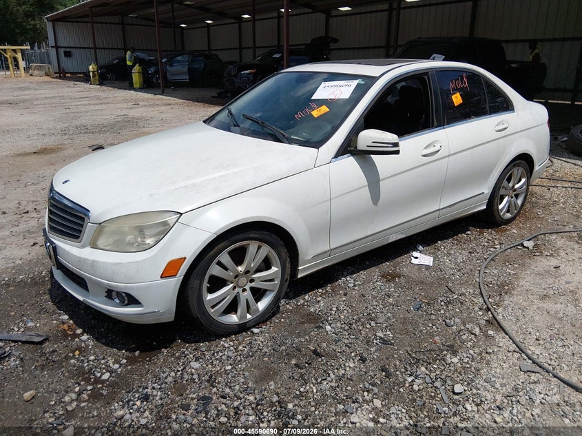 2010 Mercedes-benz C class VIN WDDGF8BB8AR126152 IAAI salvage auction — NORMAL WEAR, Clear (Florida), sold $450 on 2026-07-31 (photo 2)
