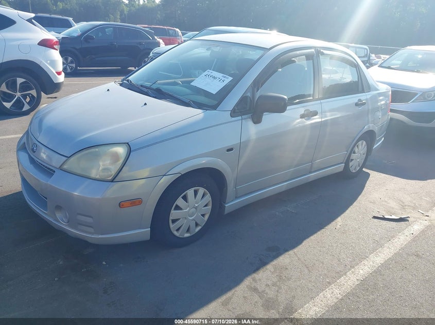 2004 Suzuki Aerio VIN JS2RA61S345201364 IAAI salvage auction — NORMAL WEAR, Clear (North Carolina), sold $275 on 2026-07-22 (photo 2)