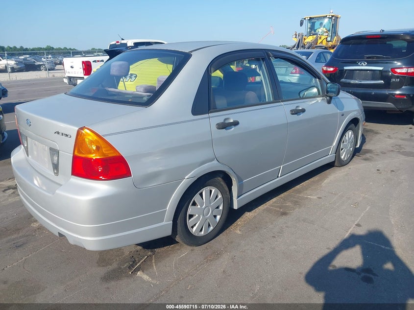 2004 Suzuki Aerio VIN JS2RA61S345201364 IAAI salvage auction — NORMAL WEAR, Clear (North Carolina), sold $275 on 2026-07-22 (photo 4)
