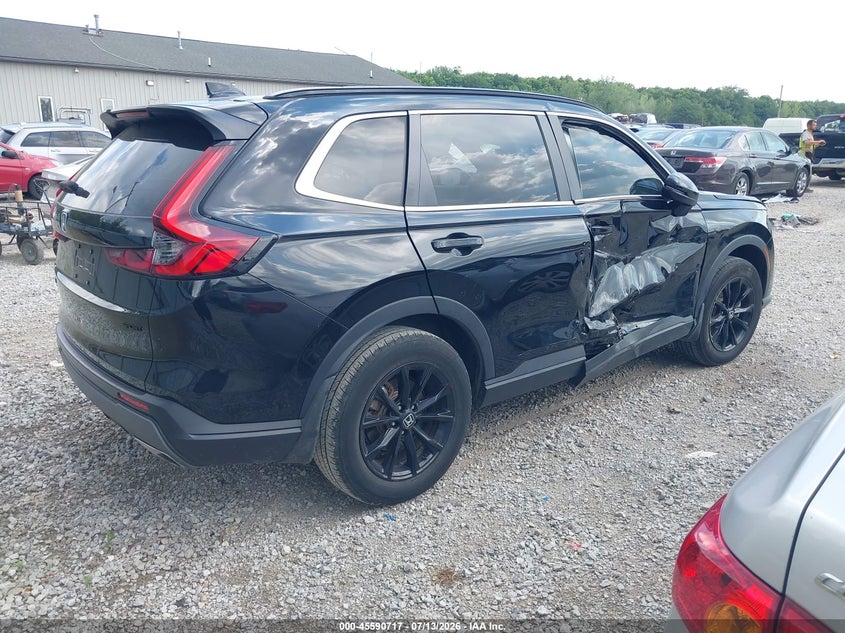 2025 Honda Cr-v VIN 5J6RS6H55SL023418 IAAI salvage auction — RIGHT SIDE, Salvage Title, sold $17,250 on 2026-09-12 (photo 4)