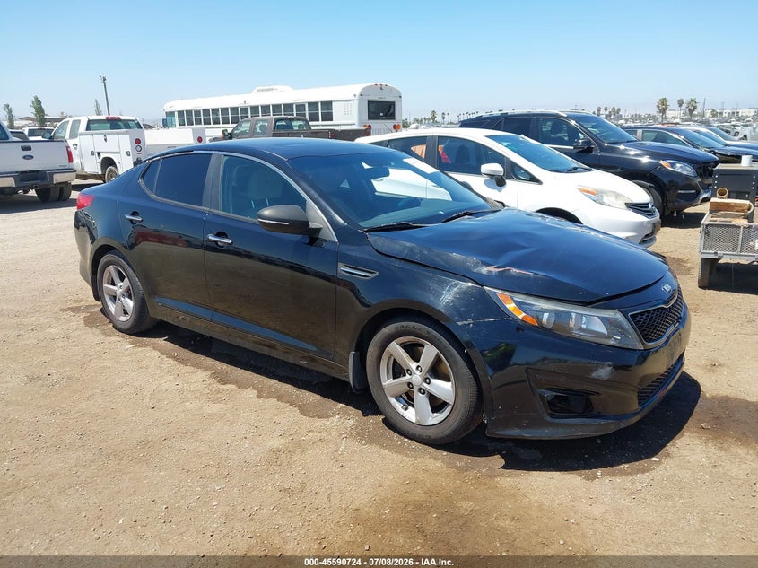 2014 Kia Optima VIN 5XXGM4A77EG321755 IAAI salvage auction — NORMAL WEAR, Salvage Title - Dealer (California), sold $1,025 on 2026-07-29 (photo 1)
