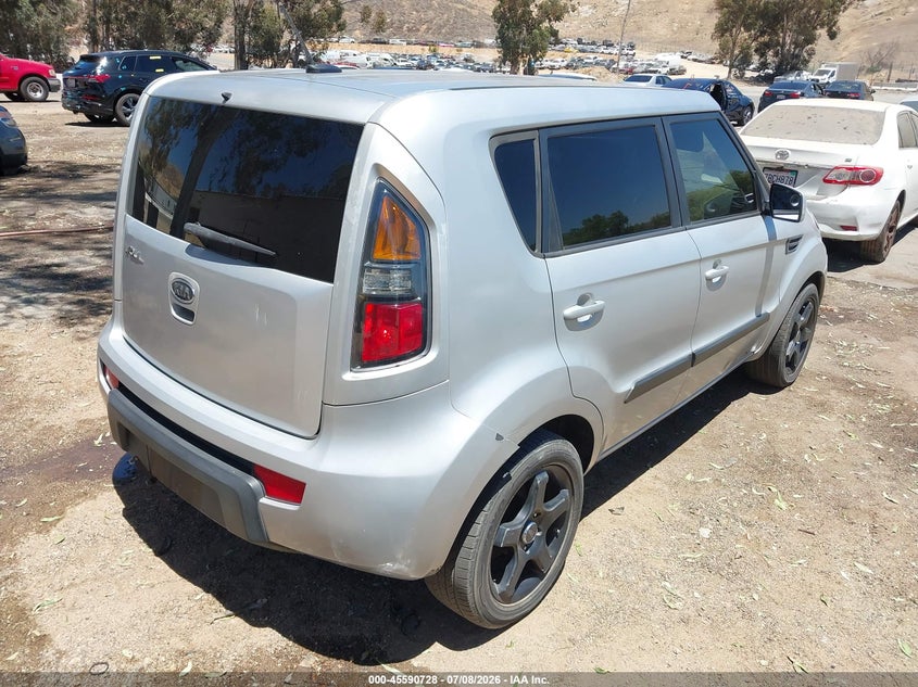 2011 Kia Soul VIN KNDJT2A22B7268050 IAAI salvage auction — NORMAL WEAR, Clear - Dealer Only (California), sold $850 on 2026-07-14 (photo 4)