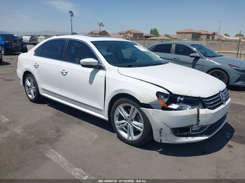 2015 Volkswagen Passat VIN 1VWBT7A33FC039610 IAAI salvage auction — RIGHT FRONT, Salvage Title, sold $2,000 on 2026-07-20 (photo 6)