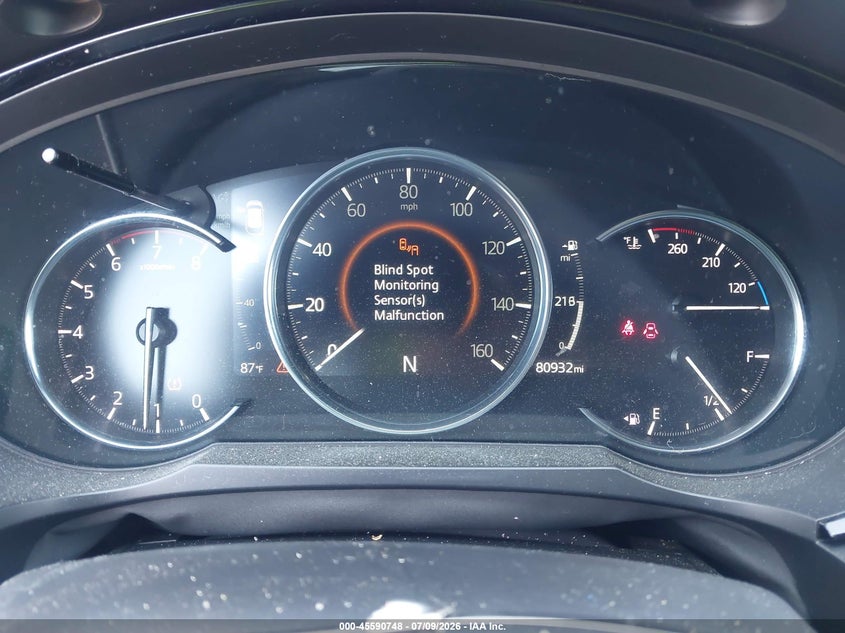 2020 Mazda Cx-9 VIN JM3TCBDY7L0408216 IAAI salvage auction — SIDE, Salvage (North Carolina), sold $6,400 on 2026-07-30 (photo 7)