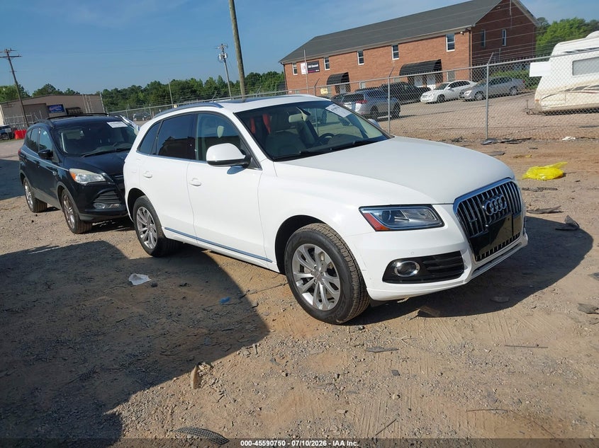 2014 Audi Q5 VIN WA1LFAFP2EA083318 IAAI salvage auction — NORMAL WEAR, Clear-Dealer Only (North Carolina), sold $2,050 on 2026-07-16 (photo 1)