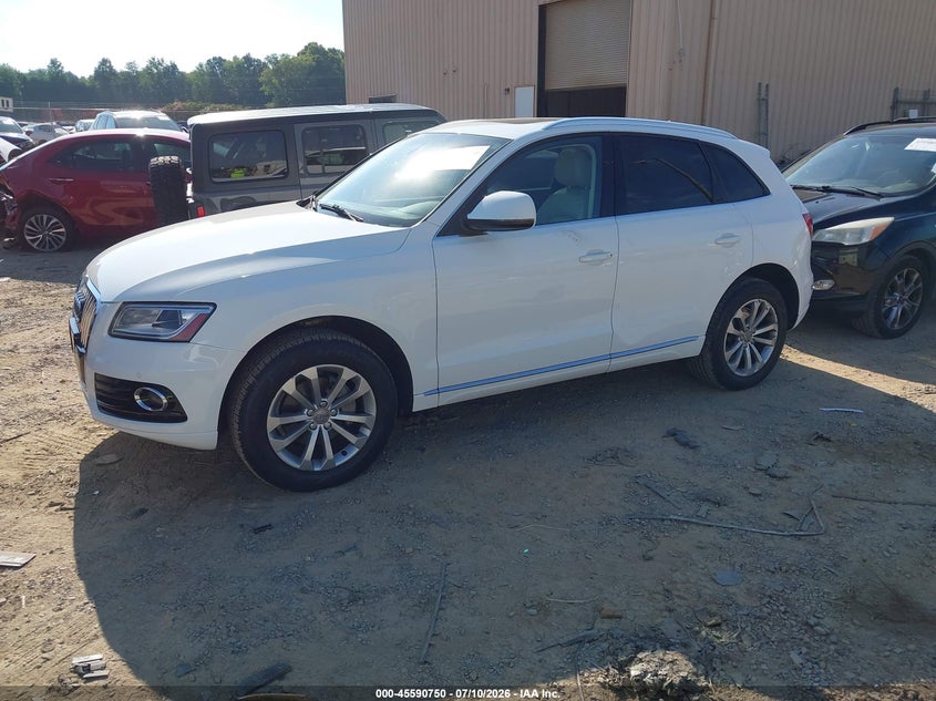 2014 Audi Q5 VIN WA1LFAFP2EA083318 IAAI salvage auction — NORMAL WEAR, Clear-Dealer Only (North Carolina), sold $2,050 on 2026-07-16 (photo 2)