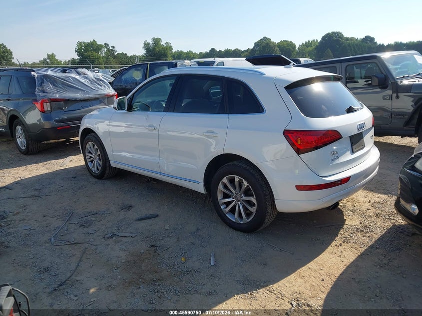2014 Audi Q5 VIN WA1LFAFP2EA083318 IAAI salvage auction — NORMAL WEAR, Clear-Dealer Only (North Carolina), sold $2,050 on 2026-07-16 (photo 3)