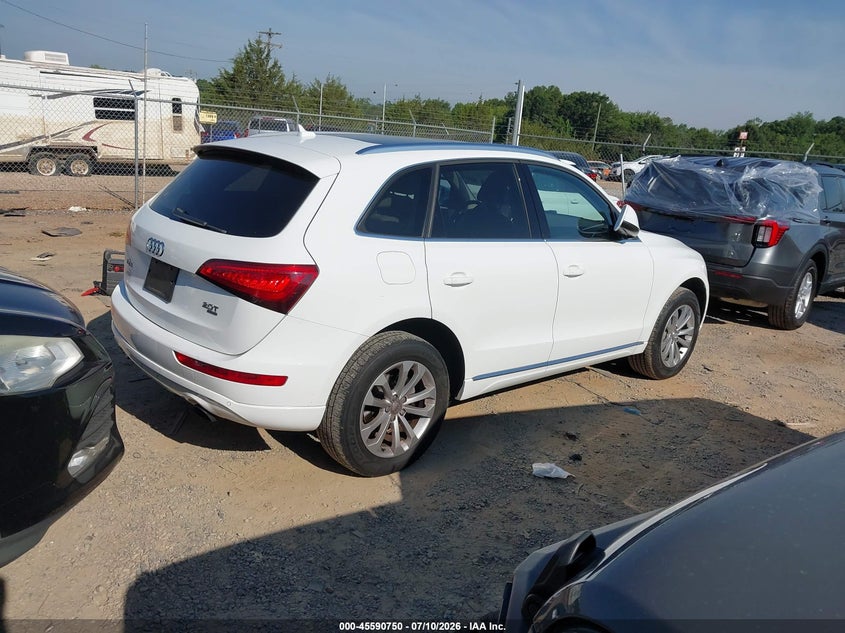 2014 Audi Q5 VIN WA1LFAFP2EA083318 IAAI salvage auction — NORMAL WEAR, Clear-Dealer Only (North Carolina), sold $2,050 on 2026-07-16 (photo 4)
