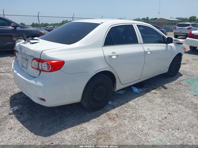 2012 Toyota Corolla VIN 5YFBU4EE0CP062582 IAAI salvage auction — FRONT & REAR, Rebuildable (Florida), sold $25 on 2026-07-23 (photo 4)