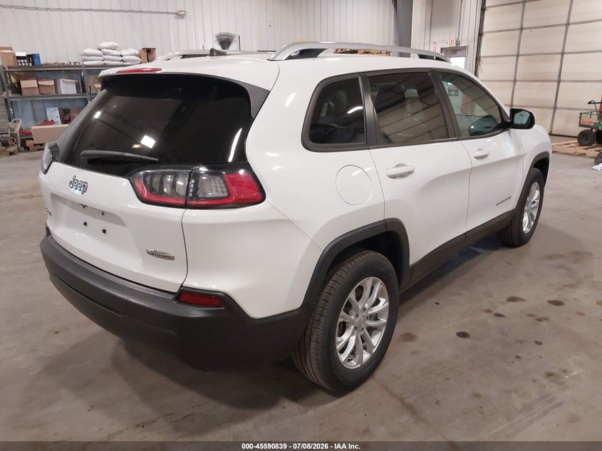 2021 Jeep Cherokee VIN 1C4PJMCB5MD242748 IAAI salvage auction — NORMAL WEAR, Sf97 (South Dakota), sold $9,450 on 2026-09-16 (photo 4)