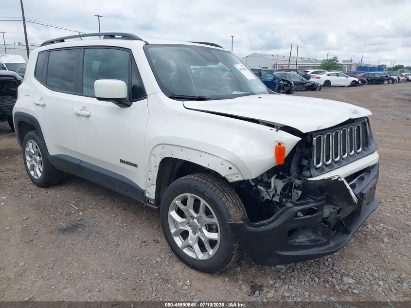 2017 Jeep Renegade VIN ZACCJBBB8HPG51693 IAAI salvage auction — RIGHT FRONT, Salvage Title, sold $875 on 2026-07-15 (photo 1)