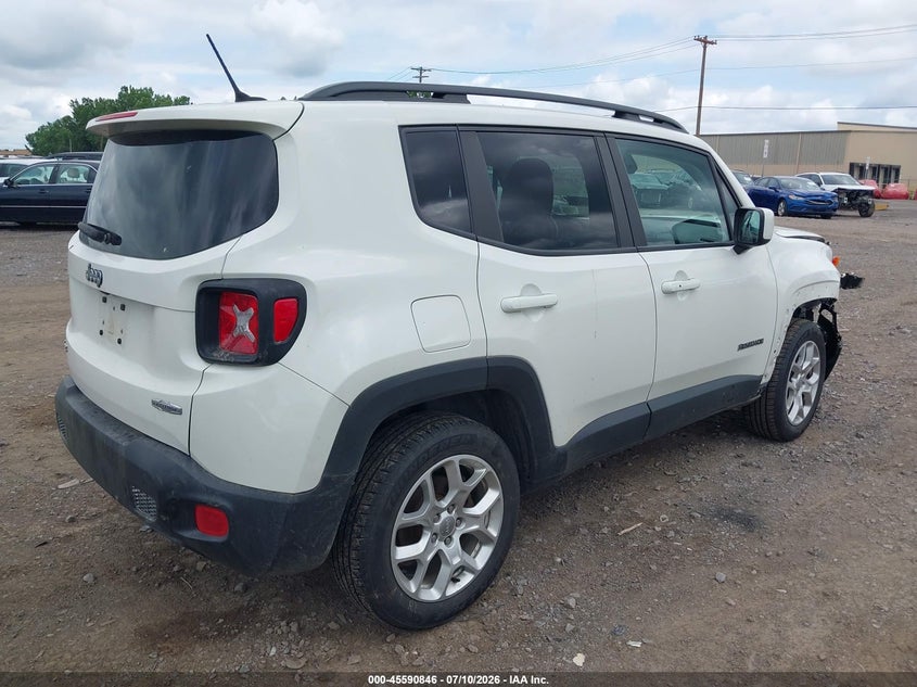 2017 Jeep Renegade VIN ZACCJBBB8HPG51693 IAAI salvage auction — RIGHT FRONT, Salvage Title, sold $875 on 2026-07-15 (photo 4)